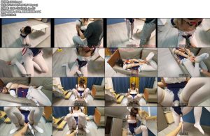 [西瓜原创] 西瓜中间最好吃 欧式驷马椅子固定折磨单腿吊缚-丝依依