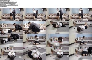 [子衿原创] 挣扎无用，菲菲被绑架直臂放置，驷马口球口水直流-丝依依