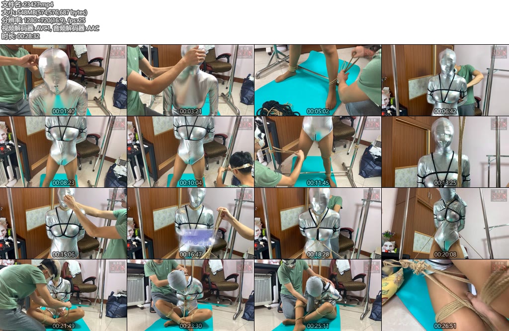 [丝弄影] 紧身衣包头-丝依依