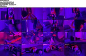 [JIOJIO原创] 修女JIOJIO制服狗链项圈拳套锁直臂吊缚盘腿缚驷马紧缚皮鞭SP震动B强制GC-丝依依