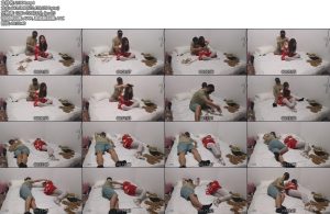 [JS原创] 曼文 和服白丝捆绑 眼罩 口球堵嘴-丝依依