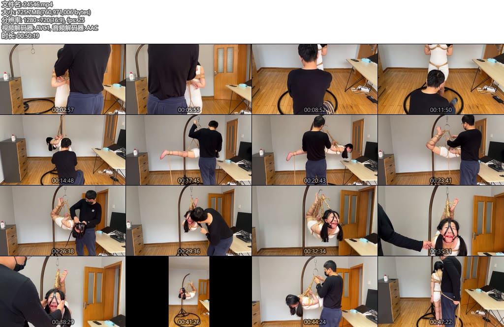 [WN原创] 暴力连续耳光，超紧驷马超高吊缚！-丝依依