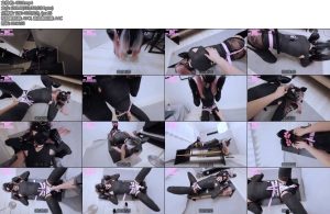 [亚洲绳艺] 绳缚日本工作室 K9套装超紧绷带全包第一视角遛狗多姿势固定口球口水超强电击震动固定强制gc疯狂TKSP-丝依依