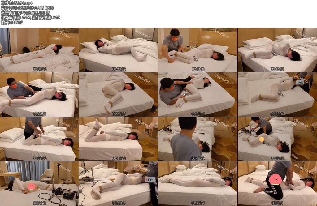 [欢乐谷] 白丝尤物的深度服从调教 继之前打麻将输要钱并且欠钱的小美女之后，他的牌友由于给她拍下了不雅照片作为威胁，-丝依依