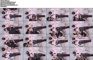 [CD伪娘] 刻猫猫伪娘男娘女仆装黑丝白丝贞操锁-丝依依