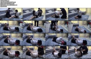 [新月原创] 玉箫直播驷马讲解绑紧之后离开口塞眼罩任由口水直流-丝依依