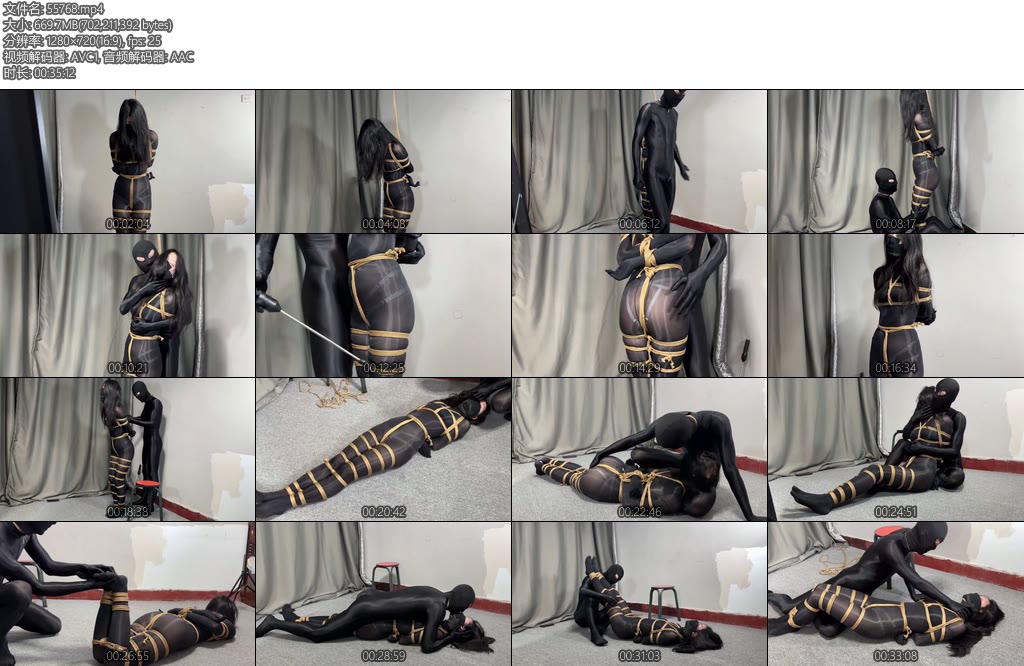 [进击的番茄] 傲嫣强制地狱超美桀骜妹子傲嫣首秀多层油亮连身黑丝全身严密捆绑挣扎波波贝全程加持呜呜声音配合扭动此起彼伏正式成为新的强制玩偶迎接属于她的专属绳缚强制地狱-丝依依