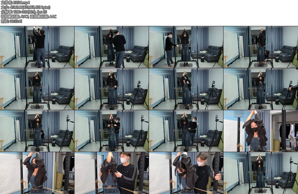 [心悦艺束] 紫萱全身拘束吊手TK-丝依依