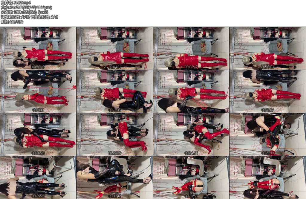 [亚洲绳艺] 灵宁 伊宁07反转调教（上）捆绑滴蜡强高皮鞭-丝依依