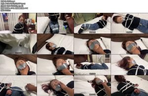 [默示录] 缚艺录任我行晴儿银色胶带的挣扎-丝依依