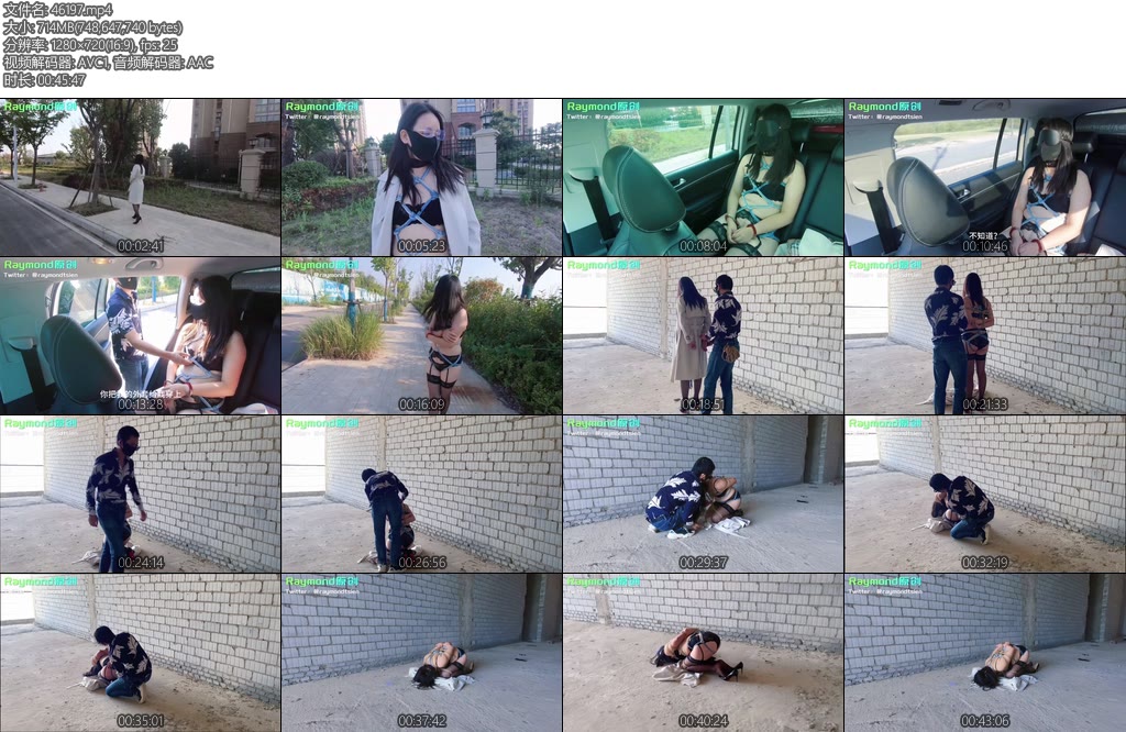 [Raymond] 原创 背德人妻微儿的户外调教上集-丝依依