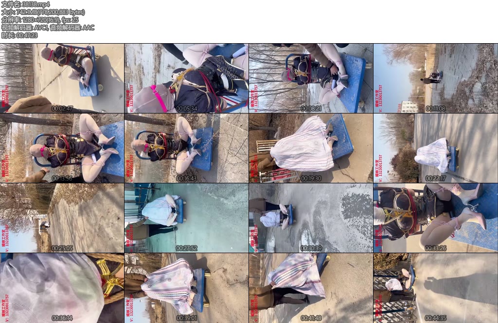 [媚娘原创] 小推车拉M出去遛弯-丝依依