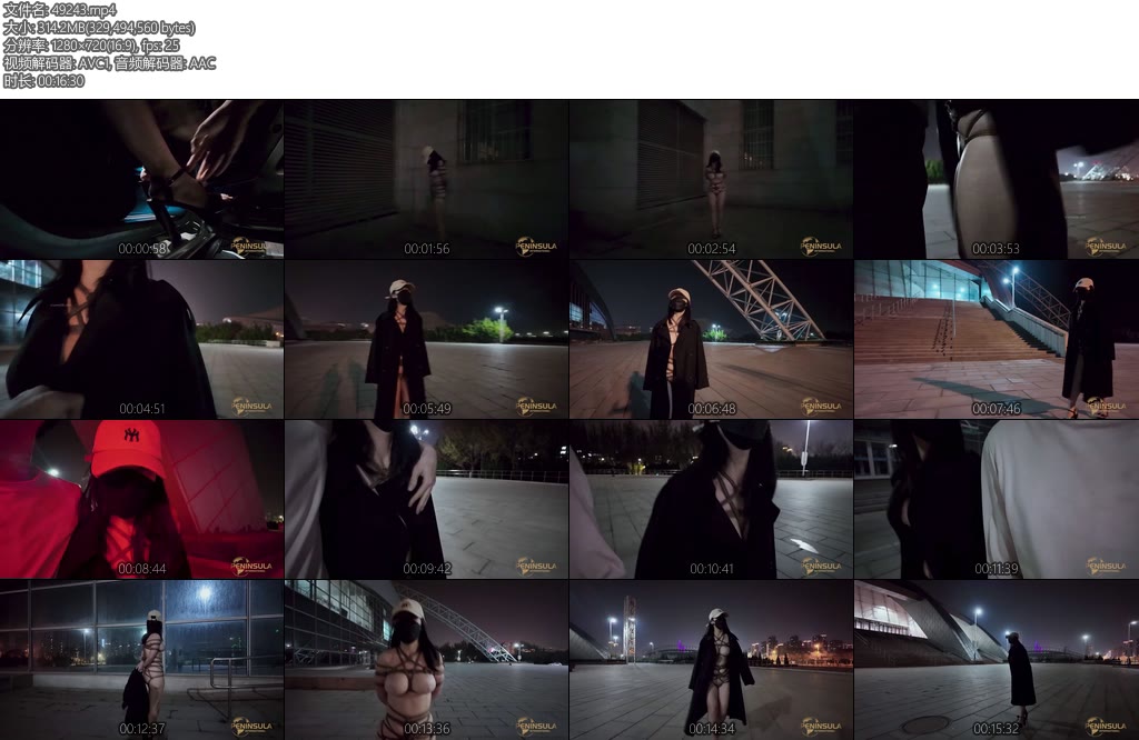 [半岛束艺] 神秘女人2号双球座神秘女人2号夜行记-丝依依