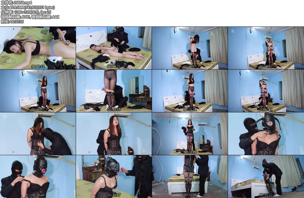 [樱束原创] 白领小姐姐被歹徒劫持禁锢-丝依依