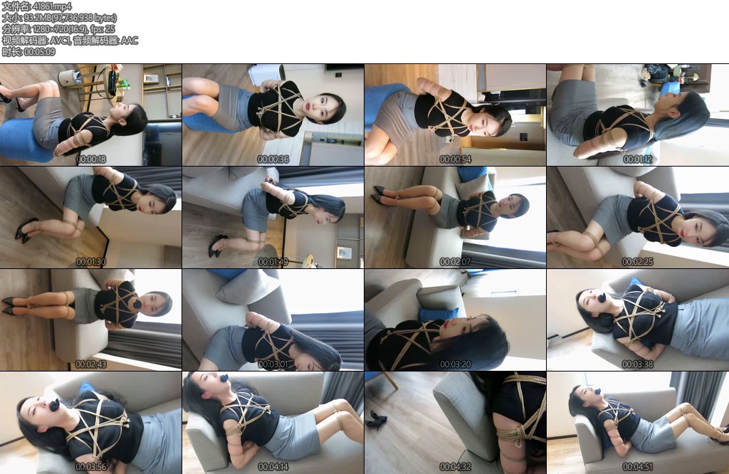 [玩绳男孩] 实习医生妹子黑上衣灰裙子剪辑汇总-丝依依