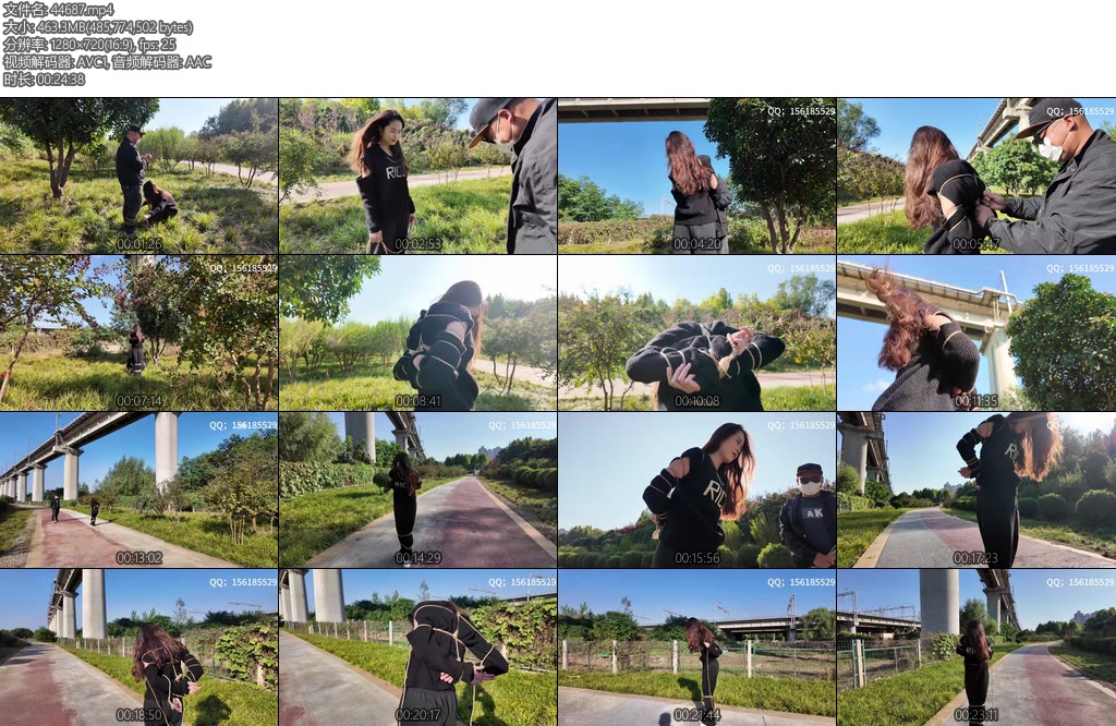 [龙飞原创] 大学生新人室外捆绑陌生人骑摩特车路过眼神对视心跳加速-丝依依