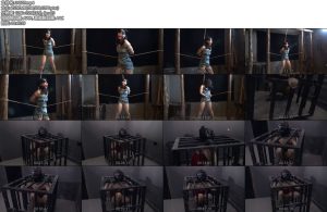 [胜景影视] 逃脱术（上集）美女逃脱师被全身上下捆绑拘束体验逃脱技术-丝依依