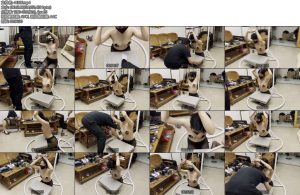 [缚予原创] 下真实调教之阿然石抱脚踩刑抽打惩罚镣铐自缚跪姿石抱刑SP耳光抽背抽胸阿然被五块大石板真实石头施加石抱刑罚看阿然居然还嬉皮笑脸-丝依依