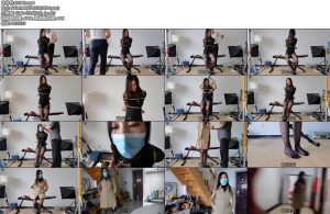 [绳之韵] 菲菲户外第二课（第一集）日式背缚、遥控跳跳佩戴、股绳，黑丝小风衣外出开课啦-丝依依