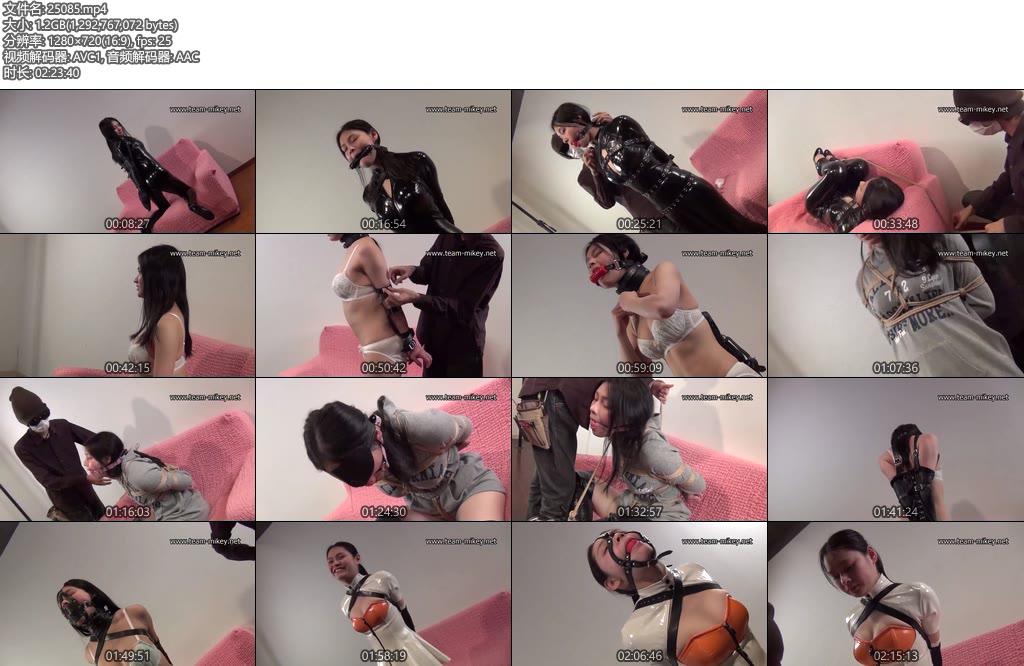 [亚洲绳艺] 2小时：大长腿美女会员各种口塞各种角色扮演-丝依依