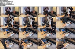 [雨辰原创] 多奴养成记（第一集）心照不宣后妈裙JK装双女驷马缚TKSP皮拍藤条小皮鞭羞辱玩弄竹签扎-丝依依