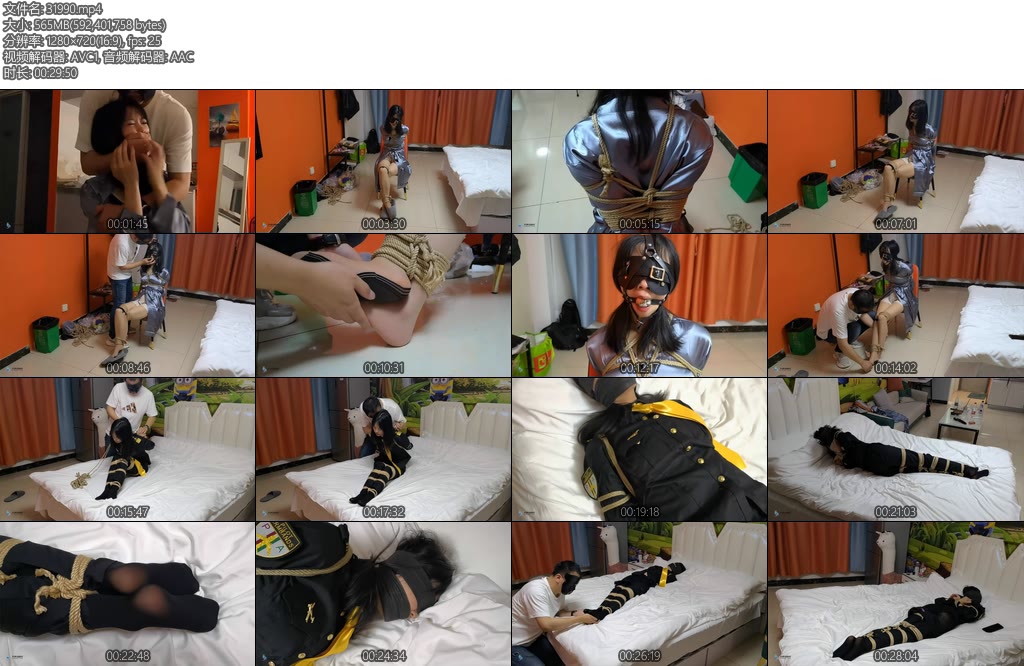 [JS原创] 报复 女侦探遭坏人绑架报复裤里丝马具口球玩足严密捆绑-丝依依