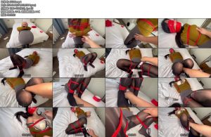 [右手原创] 邪恶右手 近期约绑当小姐姐用她的黑丝美腿夹住了我的右手-丝依依