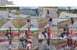 [苏苏原创] 妃咲公园轮滑多重镣铐束缚tk寻找钥匙解锁-丝依依