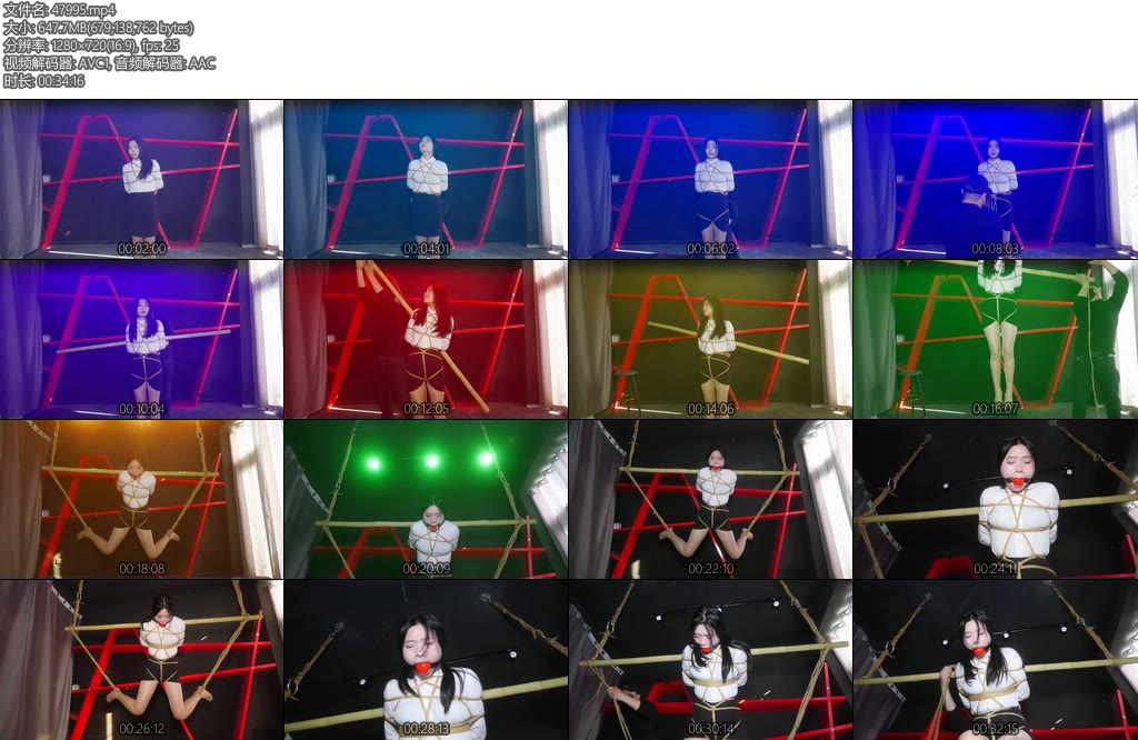 [胜景影视] 新场地女M竹竿吊缚女M被戴上超级大口球痛苦的被吊在空中女M太痛苦了-丝依依