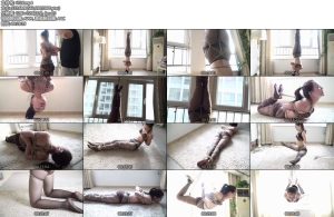 [逍遥原创] 内衣驷马紧缚悬吊极限逆吊 - 中俄混血佟娅-丝依依