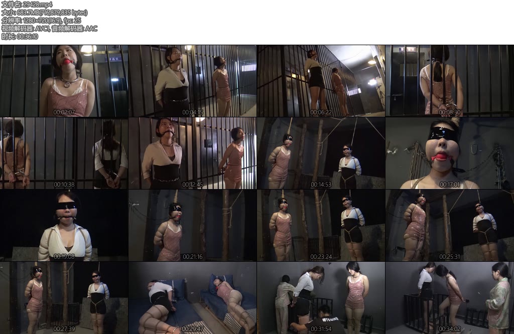 [胜景影视] 连续剧被俘女教师（第四集）可怜两女教师固定在过道一夜又从过道铁栏杆上解开押送到绞刑架执行绞刑-丝依依
