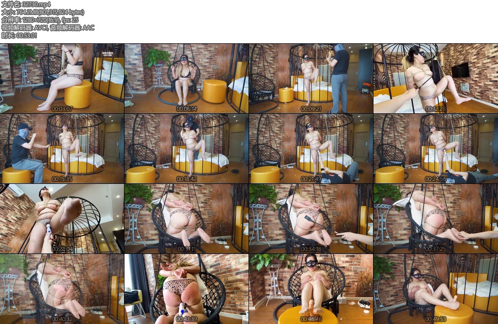 [鲁R绳艺] 虐恋天使 茶商姐简短访谈油亮丝袜丰满臀部SP丝足展示超强足部功力奇葩内衣无法入镜创可贴救场-丝依依
