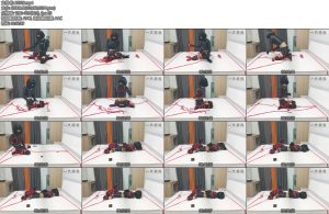 [一只萌熊] 床上开腿固定驷马自缚-丝依依