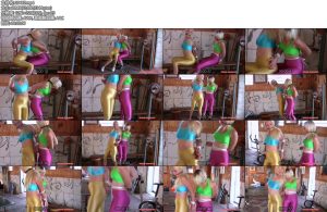 [欧美绳艺] Spandex Bondage No.096-丝依依