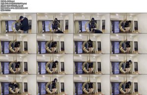 [奥特曼] 御姐女S十一日式直立踮脚吊口球超长放置90分钟-丝依依