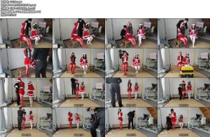 [绳之韵] 小九妹、小呆美少女双人组、圣诞情趣，双人直立半吊+固定棒、SP、TK-丝依依