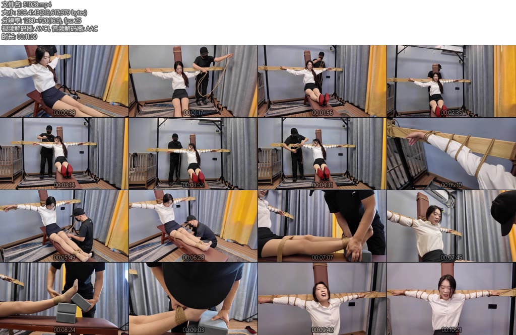 [李大侠] 小夏试镜老虎凳-丝依依