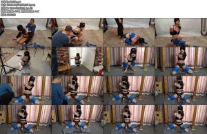 [随心原创] 雅熙绷带后手观音的调叫缠腿蹲走震动固定-丝依依