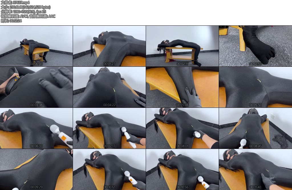 [无脑鱼工作室] 超级敏感受不了的Zentai穿着tk-丝依依