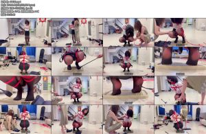 [媚娘原创] 脚尖蹲姿搓衣板游戏-丝依依