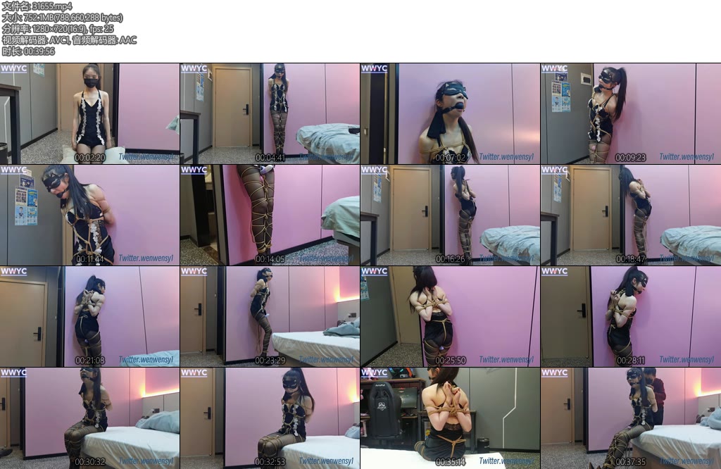 [雯雯原创] 超级大口塞菱绳美腿td棒棒无助挣扎-丝依依