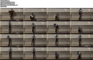 [亚洲绳艺] 小木外出手铐锁在天桥护栏钥匙掉落差点翻车震动电击刺激大腿抽筋疼死了-丝依依
