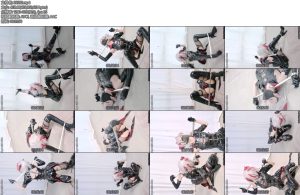 [惩戒学园] 明日方舟女怪盗W的逃脱挑战小姐姐化身最帅女怪盗W落入陷阱-丝依依