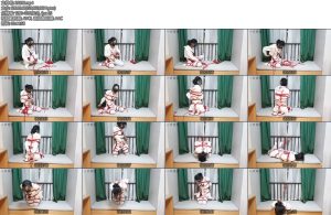 [一只萌熊] 窗户围栏开腿日式固定自缚-丝依依