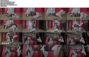 [象人原创] 嗷嗷女舞蹈生的双折腿空中紧缚蒙眼勒嘴感官封锁吊缚紧缚经验值积累-丝依依