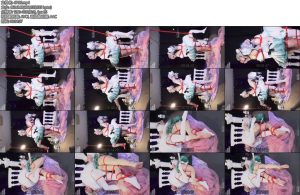 [莉雅原创] 双人芭蕾连缚刺激cosplay芭蕾连缚单腿吊缚口球棒子原神呻吟白丝-丝依依