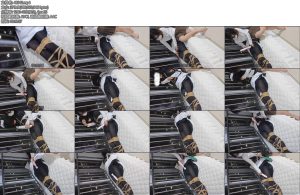 [禾一原创] 日式束缚加大家喜欢的直腿缚棒棒的强制直接倒在毯子上后被口球束缚住嘴只能发出短短的呻吟-丝依依