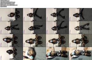 [弑天屠] 震动玩具X_X黑丝长靴紧身赛车服（3）-丝依依