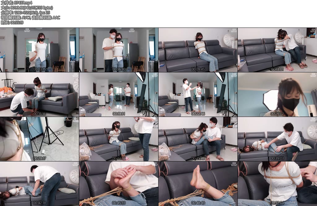 [心悦艺束] 青春无敌马尾少女被主人囚禁玩弄玉足想要逃跑可惜逃不过命运的项圈妹子还想踢我直接绑成驷马-丝依依