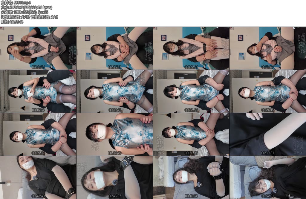 [Chrisgag] 典藏系列封嘴姐姐的手动墙糕合集白丝网袜手丝统统都有-丝依依